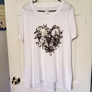 1x Nightmare Before Christmas Love Heart Shirt nwot Disney